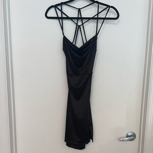 Sexy Black Strappy Dress